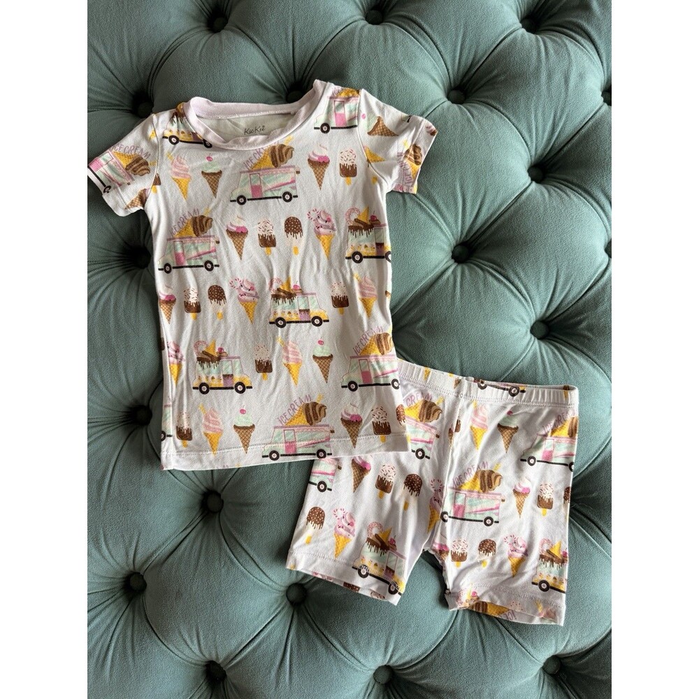 Kickee Pants Ice Cream Truck Print Pajama Set, Size 2t